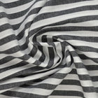 SVART GINGHAM RANDIGT BOMULLSTYG 6,5 MM