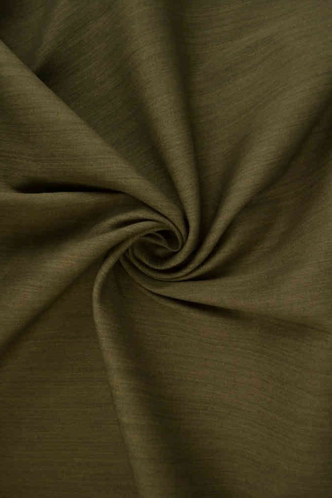 Taupe otvättat denim med stretch – 370 g/m² (bild 1 av 4)
