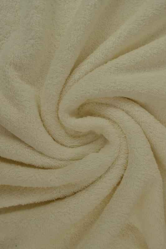 RÅVIT DUBBELSIDIG FROTTÉ – ABSORBERANDE HANDDUKSTYG (OEKO-TEX)