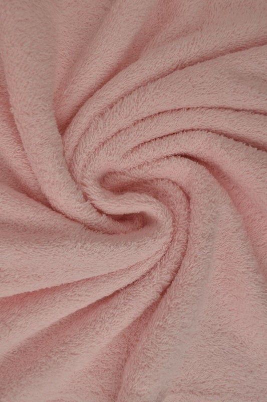 LJUSROSA DUBBELSIDIG FROTTÉ – ABSORBERANDE HANDDUKSTYG (OEKO-TEX)
