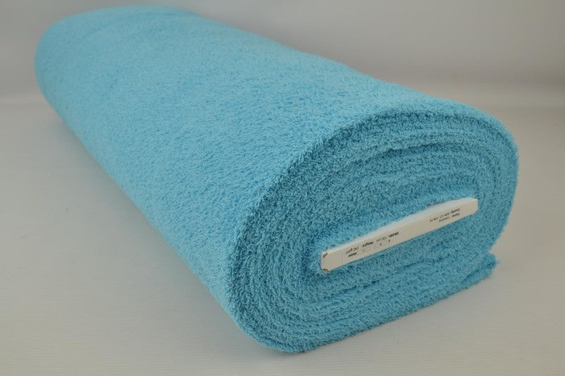 HAVSBLÅ DUBBELSIDIG FROTTÉ – ABSORBERANDE HANDDUKSTYG (OEKO-TEX)