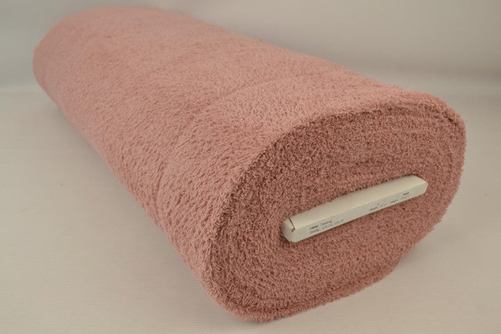 VINTAGE LJUSROSA DUBBELSIDIG FROTTÉ – ABSORBERANDE HANDDUKSTYG (OEKO-TEX)