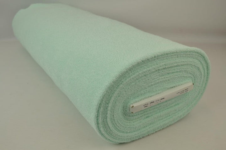 MINTGRÖN DUBBELSIDIG FROTTÉ – ABSORBERANDE HANDDUKSTYG (OEKO-TEX)