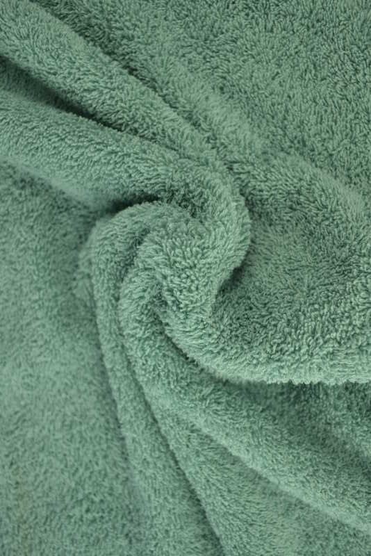 VINTAGE GRÖN DUBBELSIDIG FROTTÉ – ABSORBERANDE HANDDUKSTYG (OEKO-TEX)