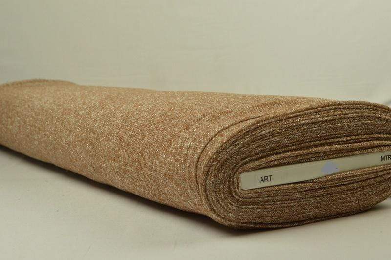 Silverbrun jersey med lurex – elastiskt glittertyg (bild 2 av 2)