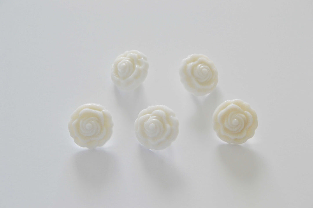 ÖGONKNAPPAR ROSA VITA 20 MM