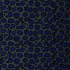 LYCRA TYG TILL BADEKLÄDER OCH SPORTKLÄDER MED BLÅ LEOPARD TRYCK