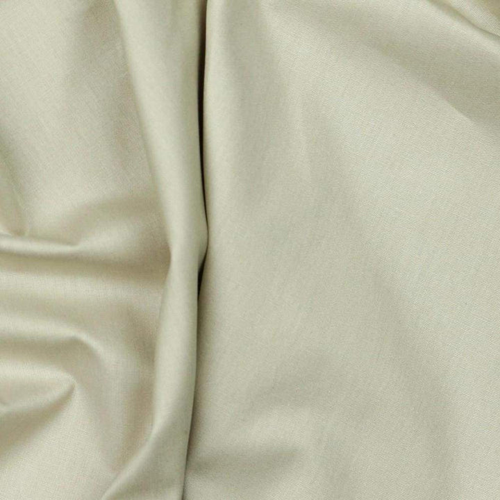 BEIGE POPLINTYG – 100% EKOLOGISK BOMULL (GOTS)