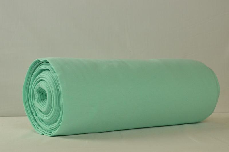 Mintgrön muddväv – bomullsmudd med stretch (bild 2 av 5)