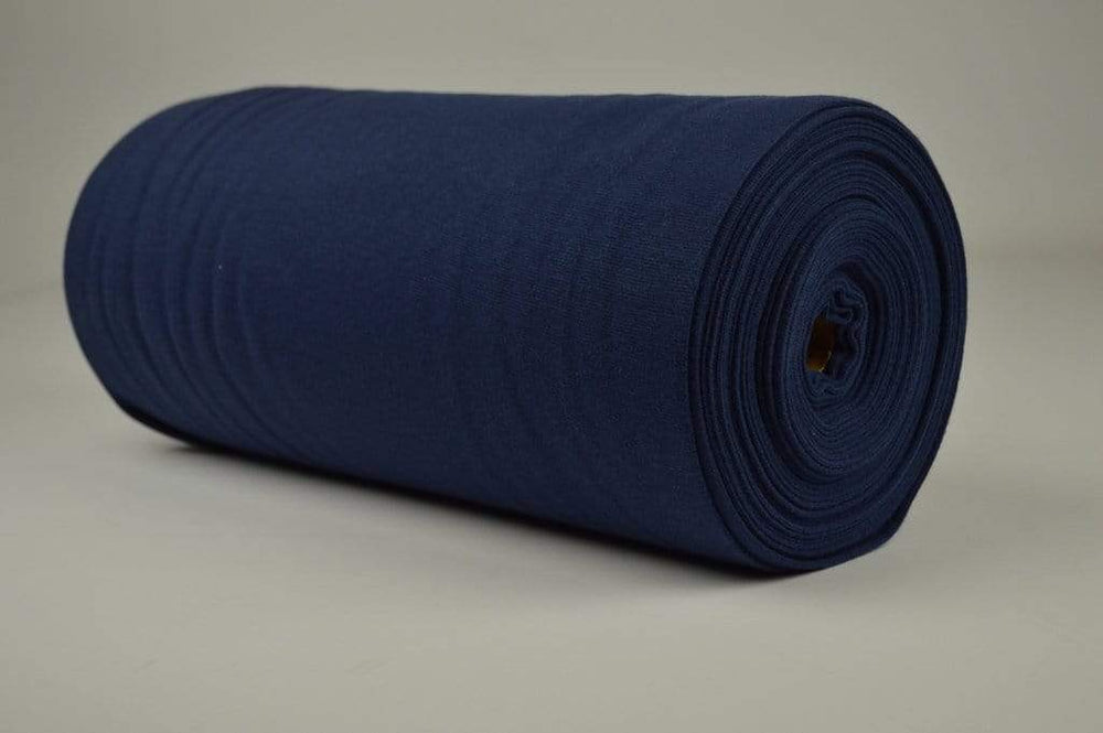 Navy muddväv – bomullsmudd med stretch (bild 2 av 5)
