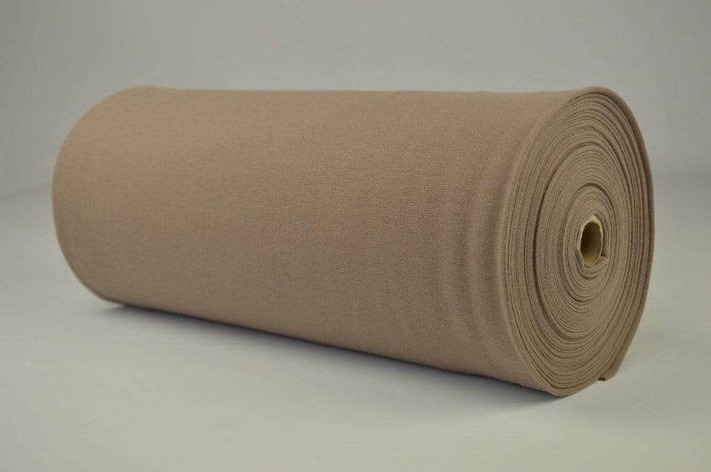 Taupe muddväv – bomullsmudd med stretch (bild 2 av 5)