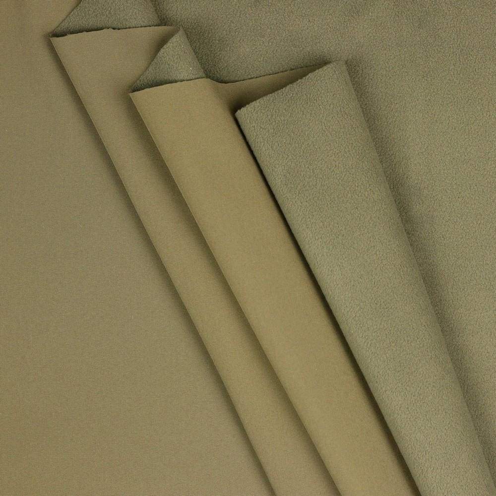 Taupe vattentätt softshell tyg med fleecefoder (bild 3 av 5)
