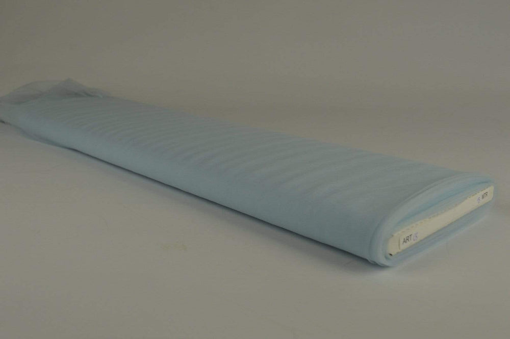 Babyblå mjukt tyll med stretch (bild 2 av 2)