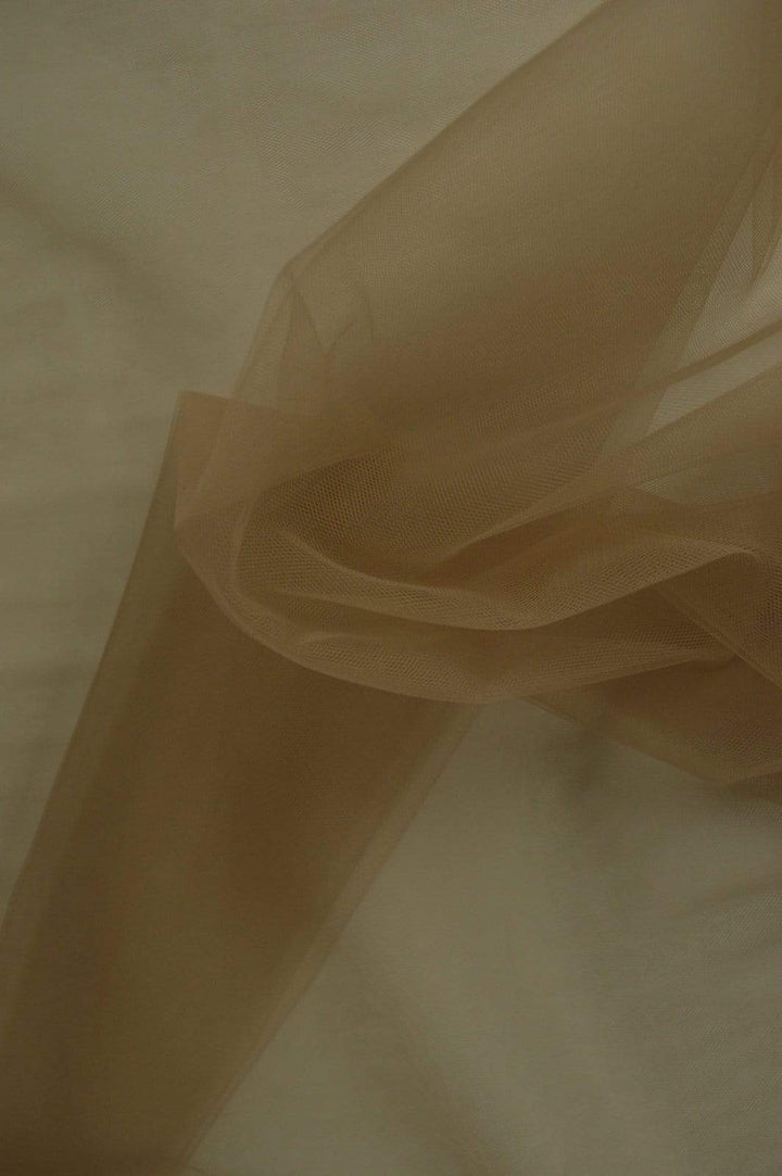 Taupe mjukt tyll med stretch (bild 1 av 2)