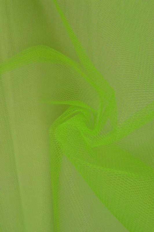 Neongrön styv tyll – lätt och formstabilt nättyg (bild 1 av 2)
