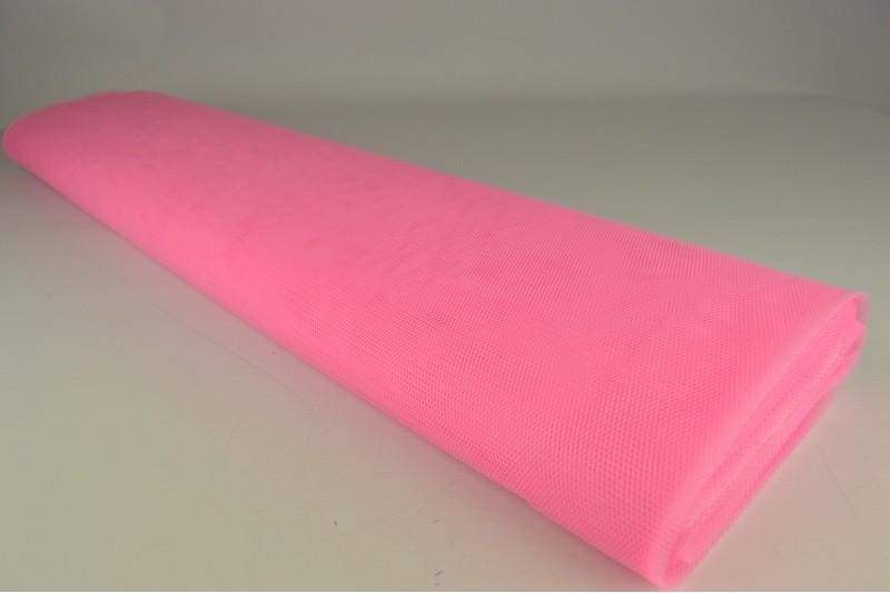 Pink styv tyll – lätt och formstabilt nättyg (bild 2 av 8)