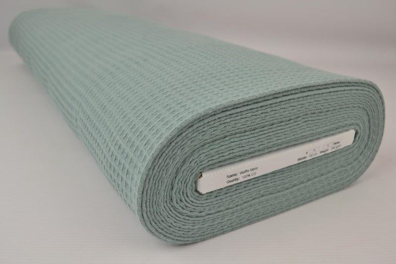 Vintage grön våffel piqué – absorberande & snabbtorkande (bild 2 av 8)
