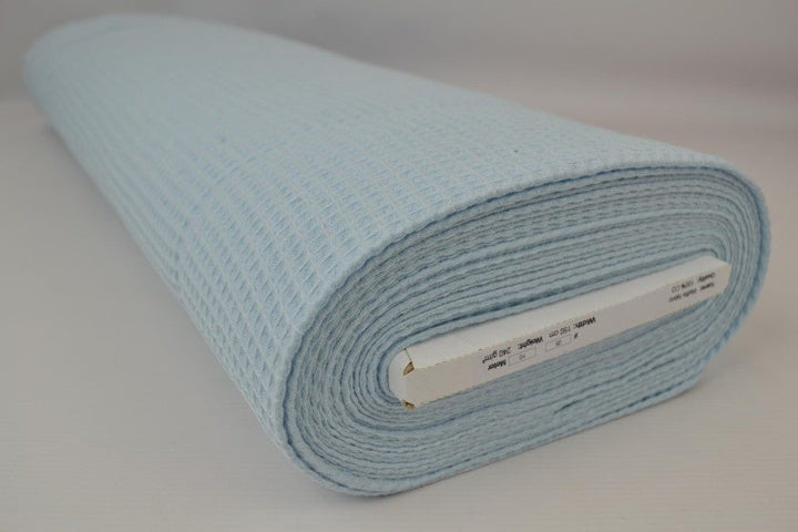 Babyblå våffel piqué – absorberande & snabbtorkande (bild 2 av 8)