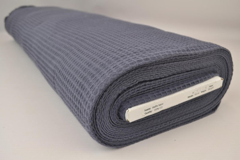 Mörkgrå våffel piqué – absorberande & snabbtorkande (bild 2 av 8)