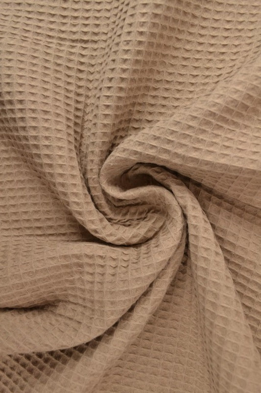 TAUPE VÅFFEL PIQUÉ – ABSORBERANDE & SNABBTORKANDE