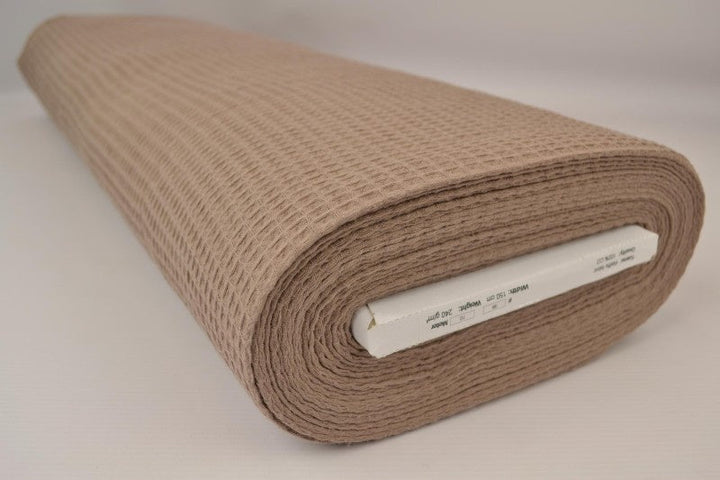 TAUPE VÅFFEL PIQUÉ – ABSORBERANDE & SNABBTORKANDE