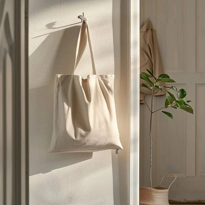 MÖRKBLÅ BOMULLSCANVAS – TÄTT VÄVD 350 g/m², OEKO-TEX