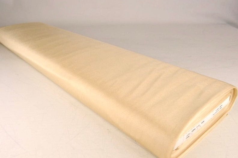 Champagnefärgad charmeuse fodertyg med stretch (bild 2 av 2)