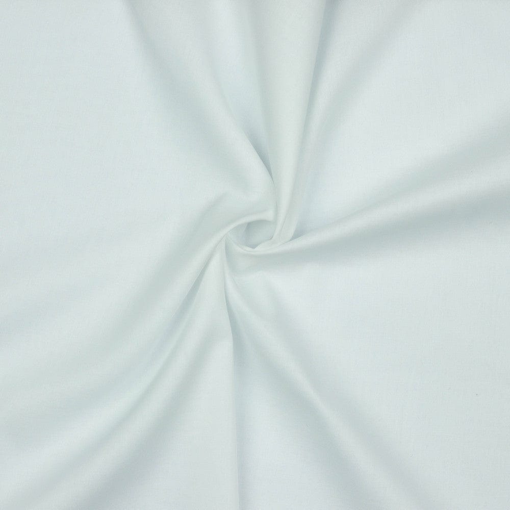 VIT EKOLOGISK LÄTT SEMI TRANSPARENT VOILE TYG AV BOMULL