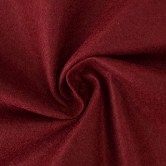 TUNN VINRÖD FILT 1 MM – HOBBY & DEKORATION