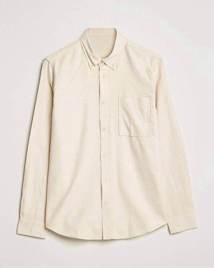 Beige bomullsflanell – mjuk borstad yta & naturlig (bild 3 av 6)