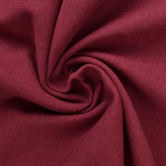 Bordeaux bomullsflanell – mjuk borstad yta & naturlig (bild 1 av 6)