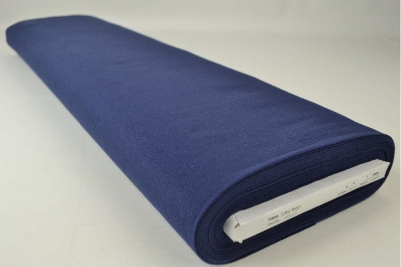 Navy bomullsflanell – mjuk borstad yta & naturlig (bild 2 av 6)