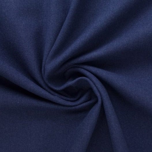 Navy bomullsflanell – mjuk borstad yta & naturlig (bild 1 av 6)