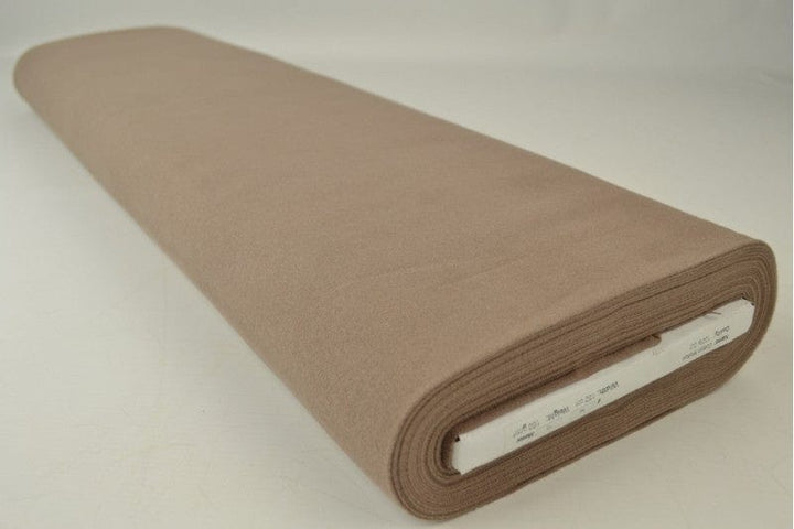Taupe bomullsflanell – mjuk borstad yta & naturlig (bild 2 av 6)