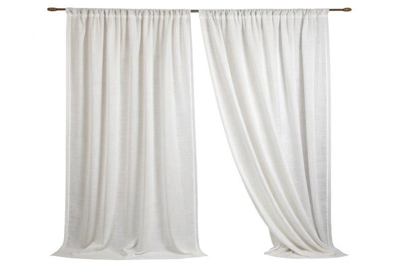 VIT BRANDHÄMMANDE BOMULL PREMIUM – 300 CM, KRAFTIG & MATT