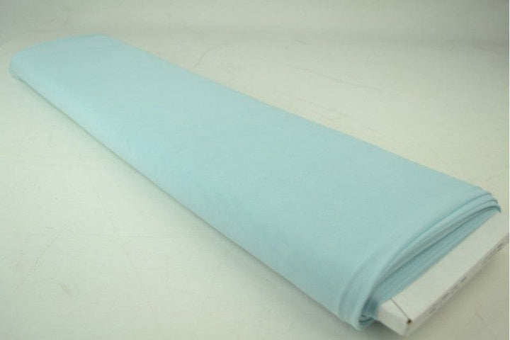 Ljusblå lycramesh – elastiskt nettyg, semi-transparent 4-vägs stretch (bild 2 av 4)