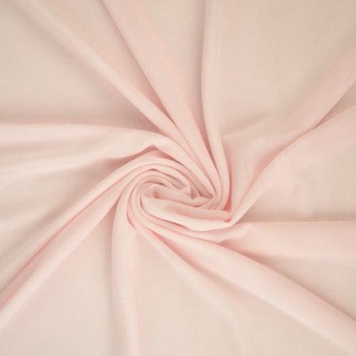 Ljusrosa lycramesh – elastiskt nettyg, semi-transparent 4-vägs stretch (bild 1 av 4)