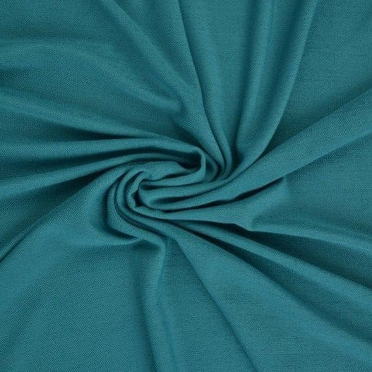 Mörk petroleumsblå lycramesh – elastiskt nettyg, semi-transparent 4-vägs stretch (bild 1 av 4)