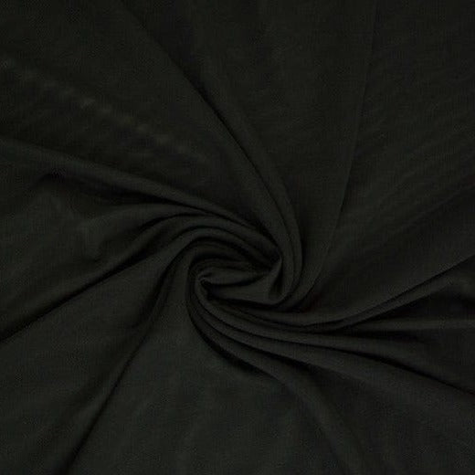 Svart lycramesh – elastiskt nettyg, semi-transparent 4-vägs stretch (bild 1 av 4)