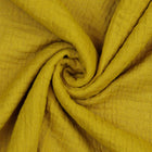 SENAPSGUL DOUBLE GAUZE EKOLOGISK MUSLIN