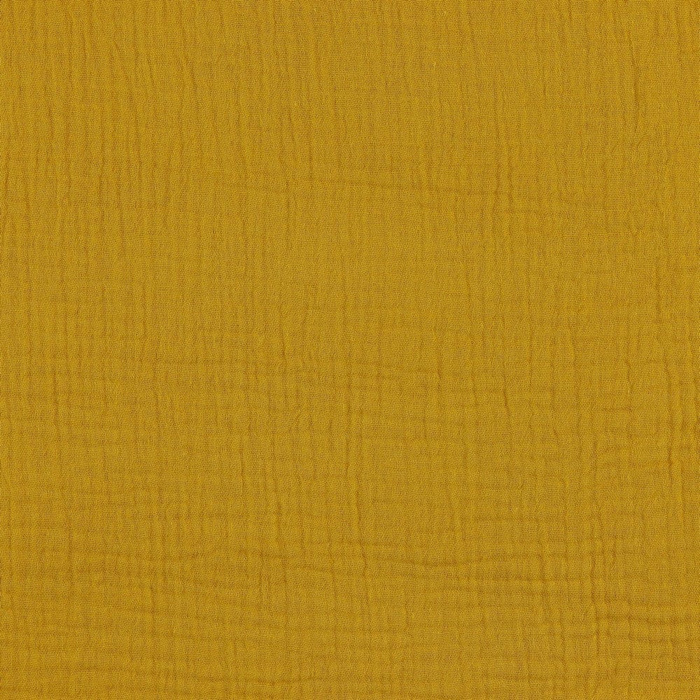 SENAPSGUL DOUBLE GAUZE EKOLOGISK MUSLIN – MJUK & ANDNINGSBAR