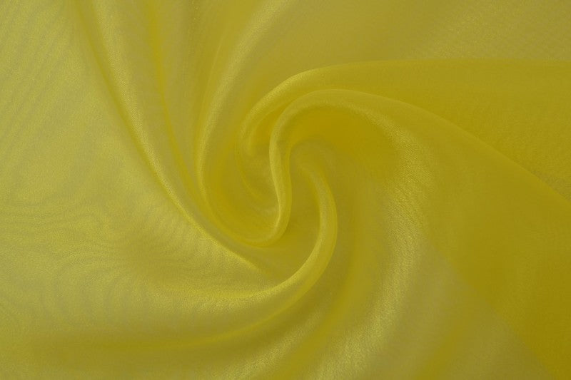 Gul organza – transparent & glänsande (bild 3 av 7)