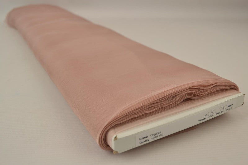 Vintage pink organza – transparent & glänsande (bild 2 av 7)