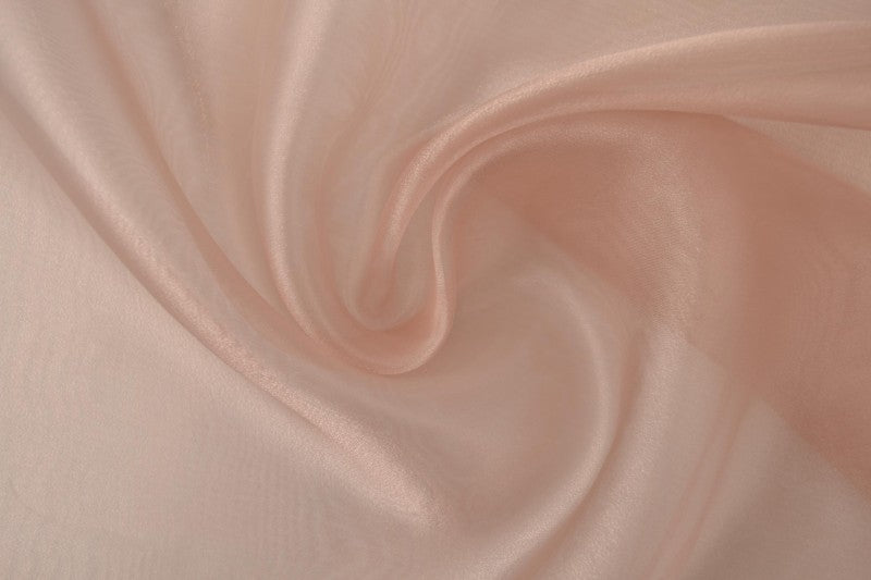 Vintage pink organza – transparent & glänsande (bild 3 av 7)