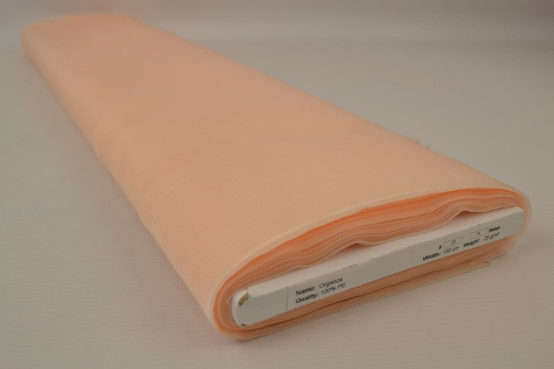 Champagnefärgad organza – transparent & glänsande (bild 2 av 7)