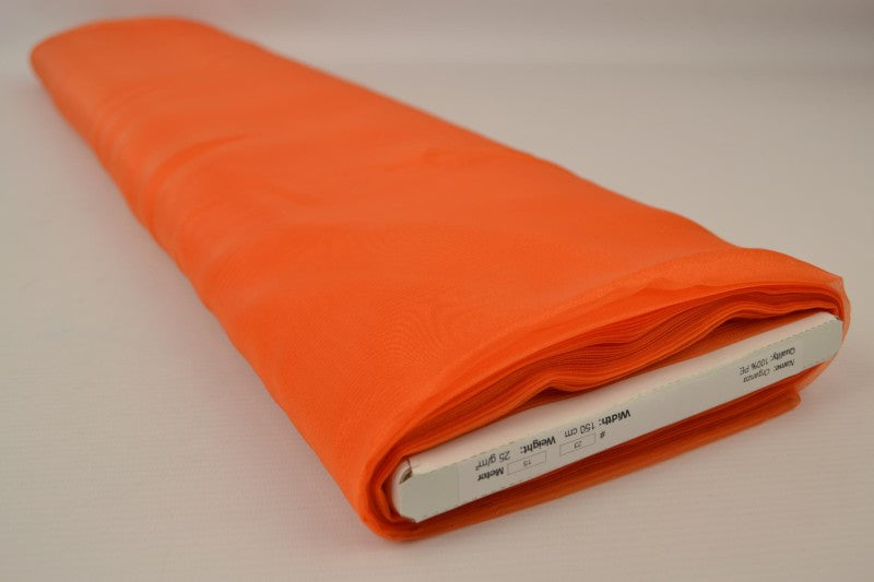 Mandarinorange organza – transparent & glänsande (bild 2 av 7)