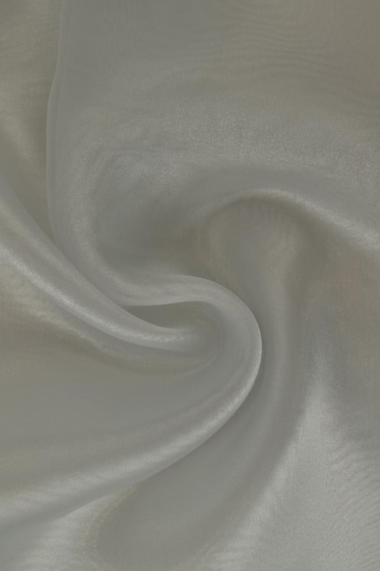Silvergrå organza – transparent & glänsande (bild 1 av 7)