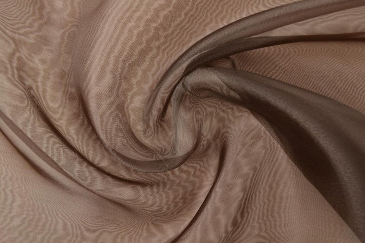 Brun organza – transparent & glänsande (bild 3 av 7)