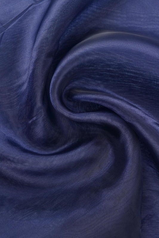 Navy organza – transparent & glänsande (bild 1 av 7)
