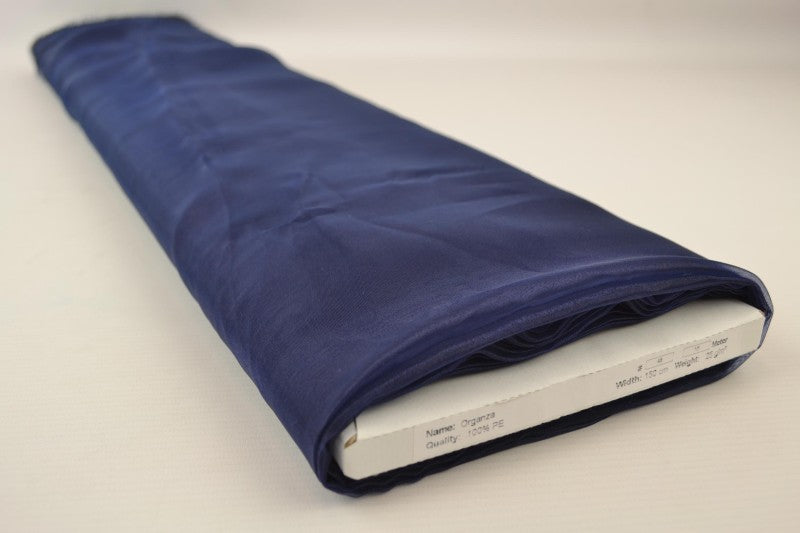 Navy organza – transparent & glänsande (bild 2 av 7)